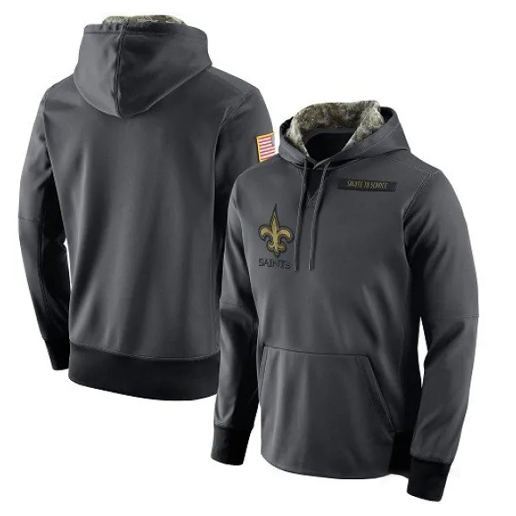 NO.Saints ## Saints Blank Player Gray Pullover Hoodies Limited Gdoa Stitched Jerseys