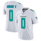 M.Dolphins #0 Ollie Gordon II Player White Limited Vapor Untouchable Home Game Gdoa Stitched Jerseys