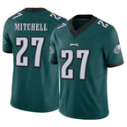 P.Eagles #27 Quinyon Mitchell Player Team Color Green Limited Vapor F.U.S.E. Home Game Gdoa Stitched Jerseys