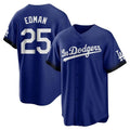 LA.Dodgers #25 Tommy Edman Player Royal City Connect Home Game Fdoa Stitched Jerseys