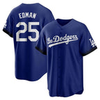 LA.Dodgers #25 Tommy Edman Player Royal City Connect Home Game Fdoa Stitched Jerseys