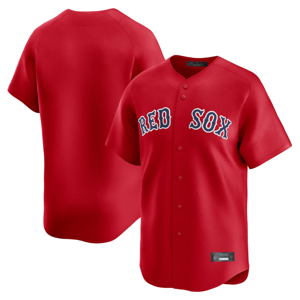 B.Red Sox ## Red Sox Blank Player Red Limited Home Game Gdoa Stitched Jerseys