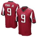 A.Falcons #9 Michael Penix Jr. Player Red Color Vapor Home Game Gdoa Stitched Jerseys