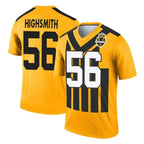 P.Steelers #56 Alex Highsmith Player Gold Legend Limited 1933 Throwback Performance Home Game Gdoa Stitched Jerseys
