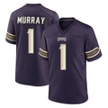 MN.Vikings #1 Kyler Murray Player Purple 2026 Rivalries Collection Home Game Gdoa Stitched Jerseys