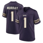 MN.Vikings #1 Kyler Murray Player Purple 2026 Rivalries Collection Home Game Gdoa Stitched Jerseys