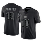 C.Browns #10 Quinshon Judkins Player Black Reflective Home Game Gdoa Stitched Jerseys
