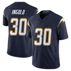 LA.Chargers #30 Alec Ingold Player Navy Vapor F.U.S.E. Limited Home Game Gdoa Stitched Jerseys