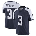 D.Cowboys #3 George Pickens Player Navy-White Limited Alternate Vapor Untouchable Home Game Gdoa Stitched Jerseys