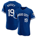 KC.Royals #19 Michael Massey Player Royal City Connect Limited Elite Home Game Gdoa Stitched Jerseys