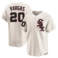 C.White Sox #20 Miguel Vargas Player Cream Cooperstown Collection Limited Home Gdoa Stitched Jerseys