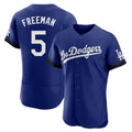 LA.Dodgers #5 Freddie Freeman Player Royal City Connect Elite Home Fdoa Stitched Jerseys