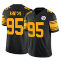 P.Steelers #95 Keeanu Benton Player Black Limited 2nd Alternate Vapor F.U.S.E. Home Game Gdoa Stitched Jerseys