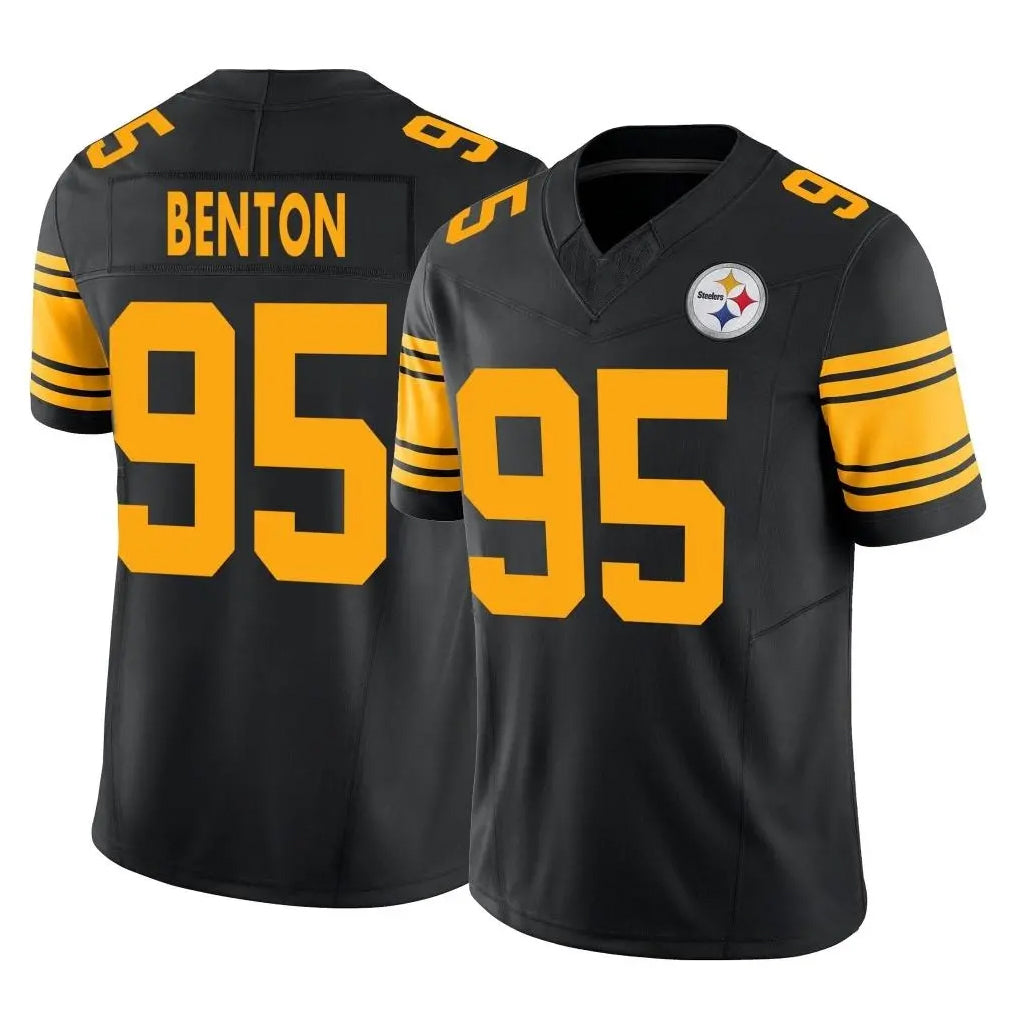 P.Steelers #95 Keeanu Benton Player Black Limited 2nd Alternate Vapor F.U.S.E. Home Game Gdoa Stitched Jerseys
