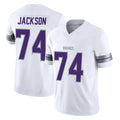 MN.Vikings #74 Donovan Jackson Player White Limited Alternate Vapor F.U.S.E. Home Game Gdoa Stitched Jerseys