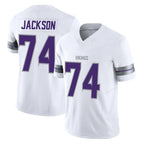 MN.Vikings #74 Donovan Jackson Player White Limited Alternate Vapor F.U.S.E. Home Game Gdoa Stitched Jerseys
