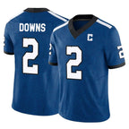 IN.Colts #2 Josh Downs Player Royal Limited Indiana Nights Alternate Vapor F.U.S.E. Home Game Gdoa Stitched Jerseys