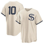 C.White Sox #10 Chase Meidroth Player Cream Field of Dreams Home Game Gdoa Stitched Jerseys