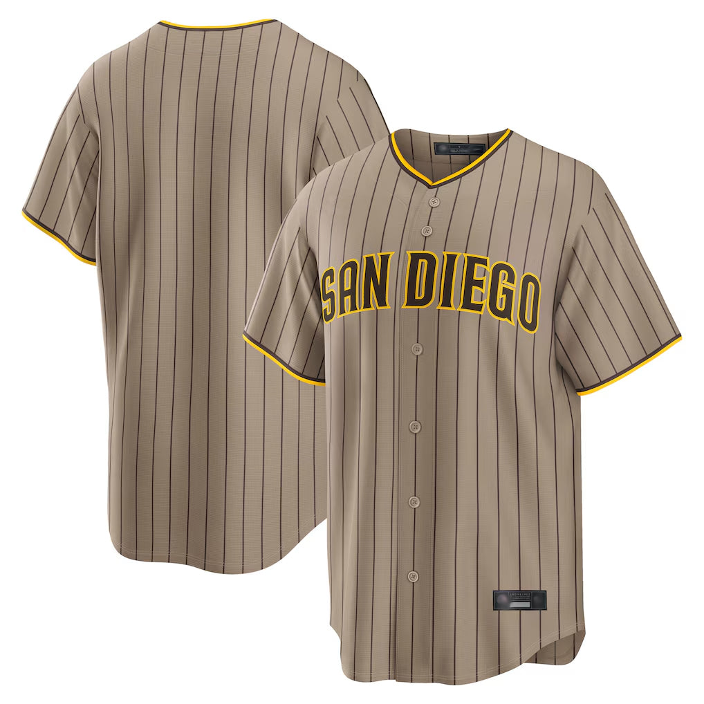 S.Diego Padres ## Diego Padres Blank Player Khaki Home Game Fdoa Stitched Jerseys