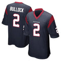 H.Texans #2 Calen Bullock Player Navy Home Game Gdoa Stitched Jerseys