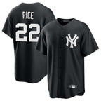 NY.Yankees #22 Ben Rice Player Black Game Home Fdoa Stitched Jerseys