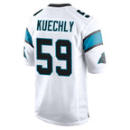 C.Panthers #59 Luke Kuechly Player White Game Gdoa Stitched Jerseys