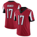 A.Falcons #17 Zachariah Branch Player Red Color Vapor Untouchable Limited Home Game Gdoa Stitched Jerseys