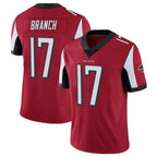 A.Falcons #17 Zachariah Branch Player Red Color Vapor Untouchable Limited Home Game Gdoa Stitched Jerseys