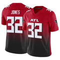 A.Falcons #32 Cash Jones Player Red Vapor F.U.S.E. Limited Home Game Gdoa Stitched Jerseys