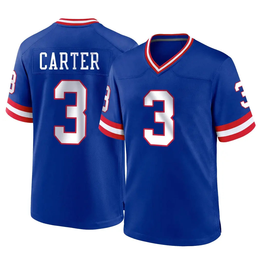 NY.Giants #3 Abdul Carter Player Royal Classic Home Game Gdoa Stitched Jerseys