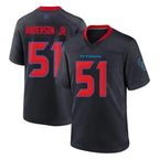 H.Texans #51 Will Anderson Jr. Player Navy 2nd Alternate Home Game Gdoa Stitched Jerseys