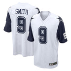 D.Cowboys #9 KaVontae Turpin Player White-Navy Home Game Gdoa Stitched Jerseys
