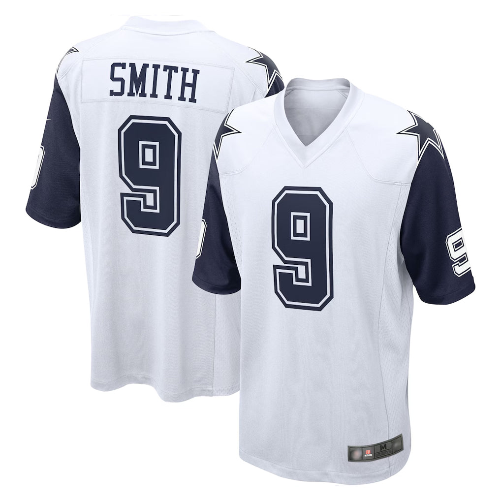D.Cowboys #9 KaVontae Turpin Player White-Navy Home Game Gdoa Stitched Jerseys