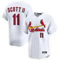 St. Louis Cardinals #11 Victor Scott II Player White Home Limited Fdoa Stitched Jerseys