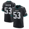 P.Eagles #53 Zack Baun Player Black Game Home Gdoa Stitched Jerseys