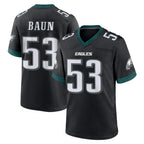 P.Eagles #53 Zack Baun Player Black Game Home Gdoa Stitched Jerseys