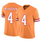 TB.Buccaneers #4 Chase McLaughlin Player Orange Limited Vapor F.U.S.E. Home Game Gdoa Stitched Jerseys
