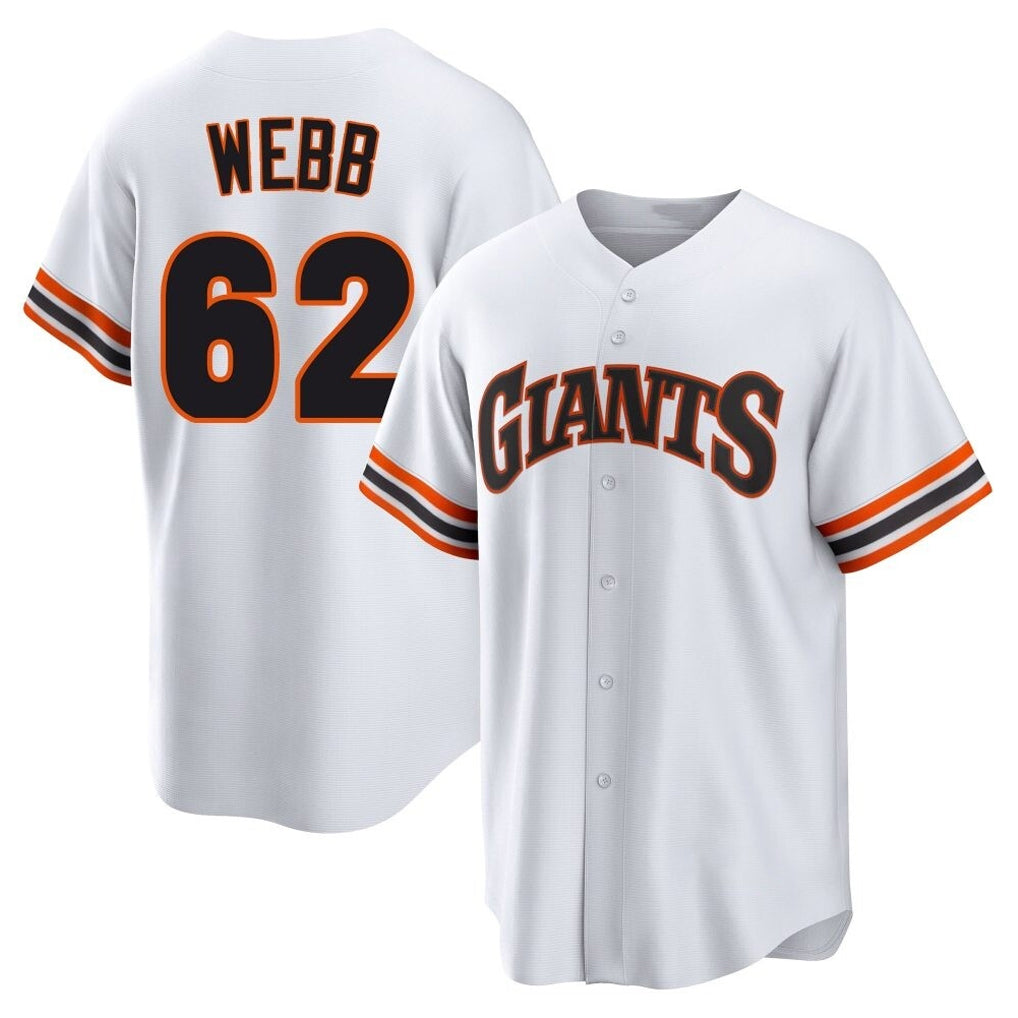 SF.Giants #62 Logan Webb Player White Home Game Fdoa Stitched Jerseys