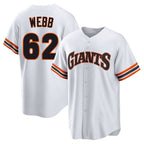 SF.Giants #62 Logan Webb Player White Home Game Fdoa Stitched Jerseys