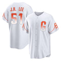 SF.Giants #51 Jung Hoo Lee Player White City Connect Home Game Fdoa Stitched Jerseys