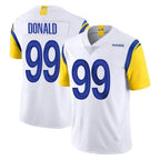 LA.Rams #99 Aaron Donald Player White Limited Vapor Untouchable Home Game Gdoa Stitched Jerseys