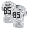 NY.Jets #85 Mason Taylor Player Arctic Camo Salute to Service Limited Game Gdoa Stitched Jerseys