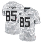 NY.Jets #85 Mason Taylor Player Arctic Camo Salute to Service Limited Game Gdoa Stitched Jerseys