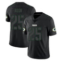 GB.Packers #25 Keisean Nixon Player Black Impact Limited Home Game Gdoa Stitched Jerseys