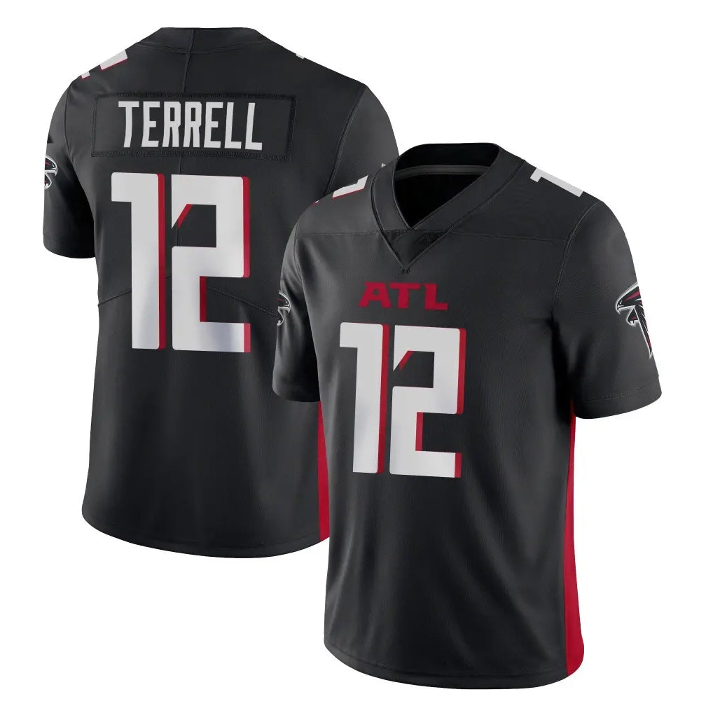A.Falcons #12 Avieon Terrell Player Black Vapor Untouchable Limited Home Game Gdoa Stitched Jerseys