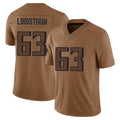 A.Falcons #63 Chris Lindstrom Player Brown Salute To Service Limited Gdoa Stitched Jerseys