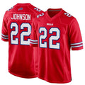 B.Bills #22 Ray Davis Player Red Home Game Gdoa Stitched Jerseys