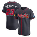A.Braves #23 Michael Harris II Player Navy 2025 Speedway Classic Limited Elite Home Game Gdoa Stitched Jerseys