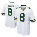 GB.Packers #8 Josh Jacobs Player White Home Game Gdoa Stitched Jerseys