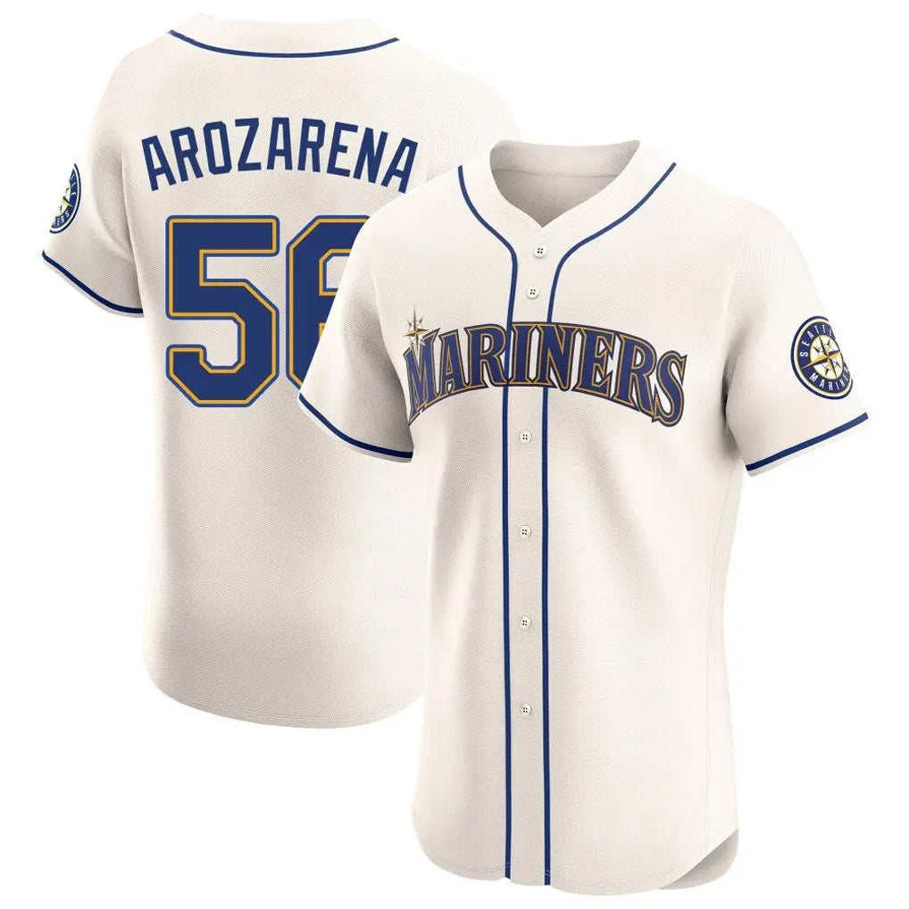 S.Mariners #56 Randy Arozarena Player Cream Home Limited Elite Fdoa Stitched Jerseys